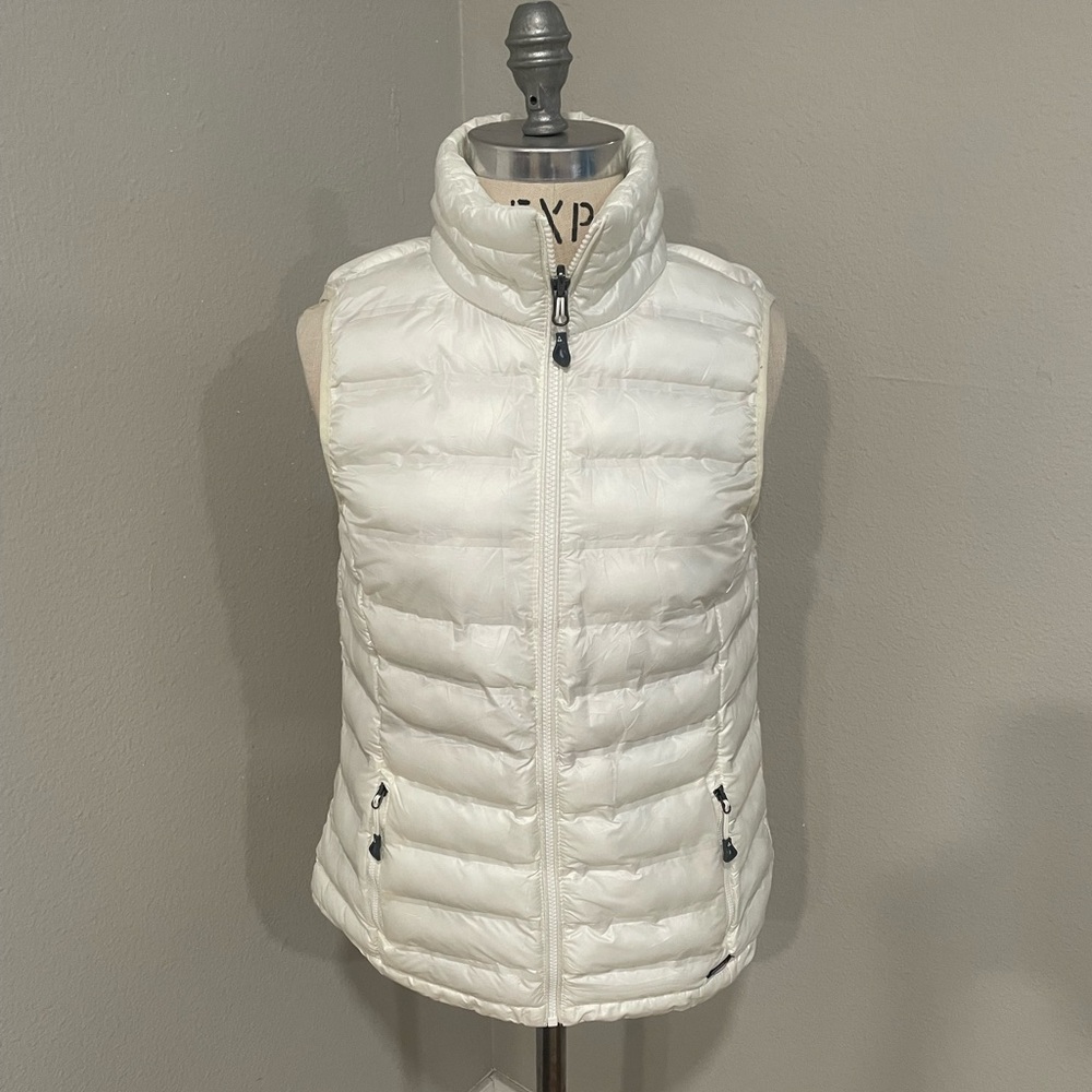 Gerry Lightweight White Puffer Vest Med